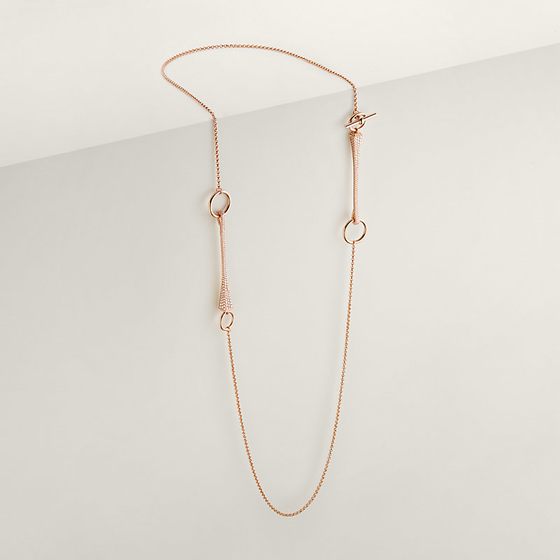 Clou de forge long necklace | Hermès Australia